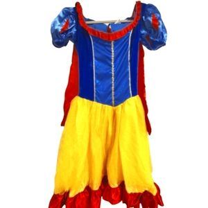 Disney Deluxe Snow White Costume Dress Halloween - M
